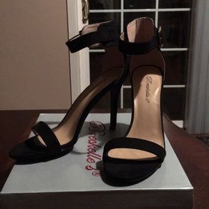 Black Strappy Heels
